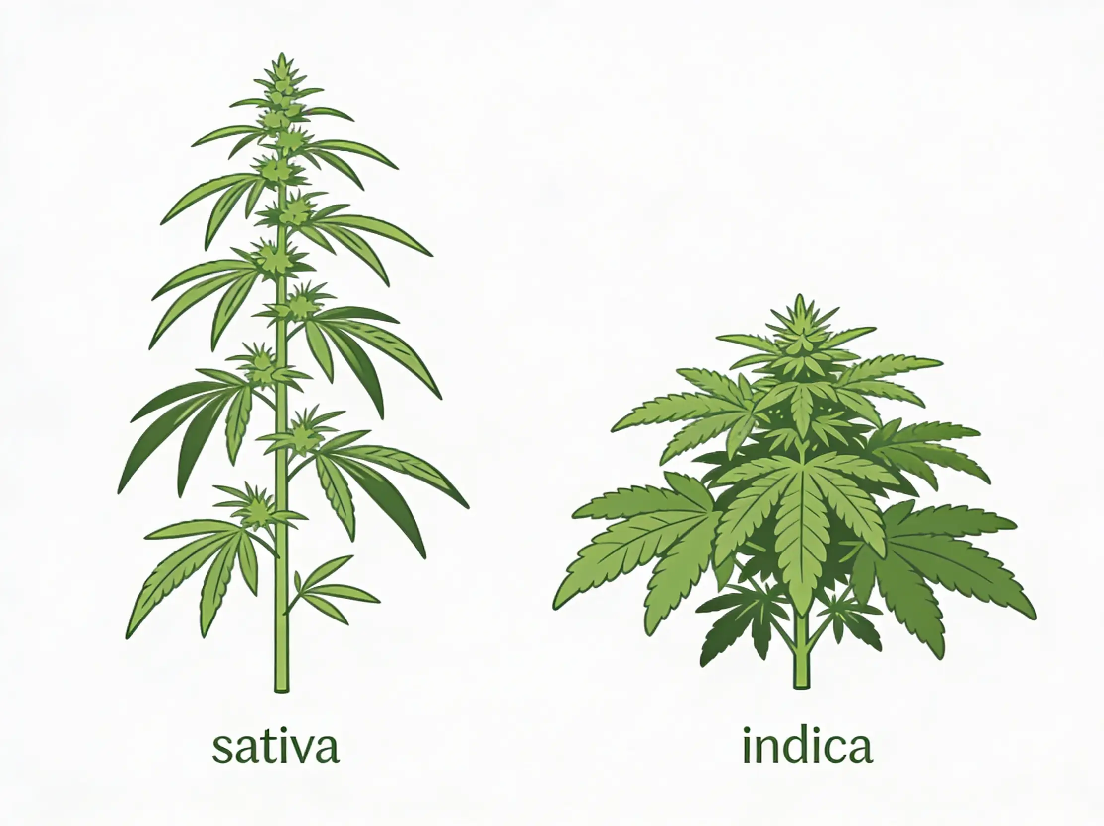 Sativa vs Indica