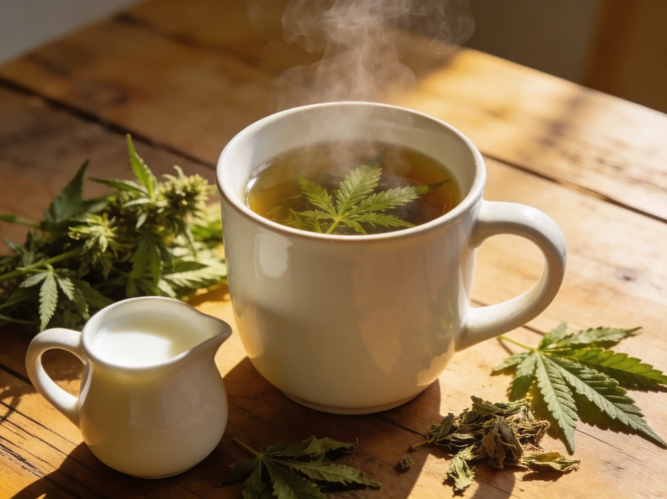 Tisane au CBD